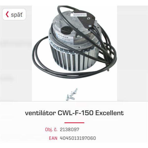 Ventilátor CWL-F-150 Excellent