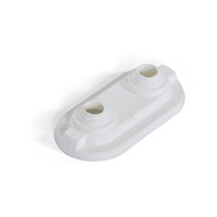 GT-VDR 15 dvojitá rozeta bílá