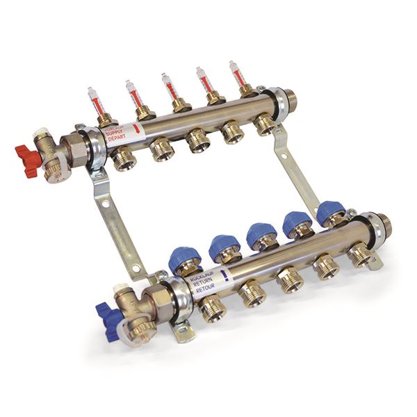 GTF-VSV 8 1" rozdělovač nerez