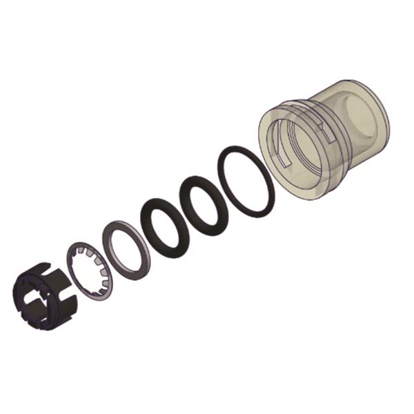 GTF-VSS 5 1" Push fit rozdělovač nerez