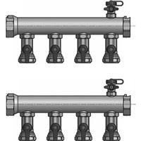 Rozdělovač solanky Ms 4-okruhový do 9 kW