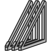 Stojan AluFlex-U na 2 kolektory TopSon F3