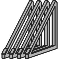 Stojan AluFlex-U na 3 kolektor TopSon F3-Q