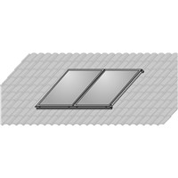 Mon. set  lišta 2 m+háky 2xF3 Alu(6ks)