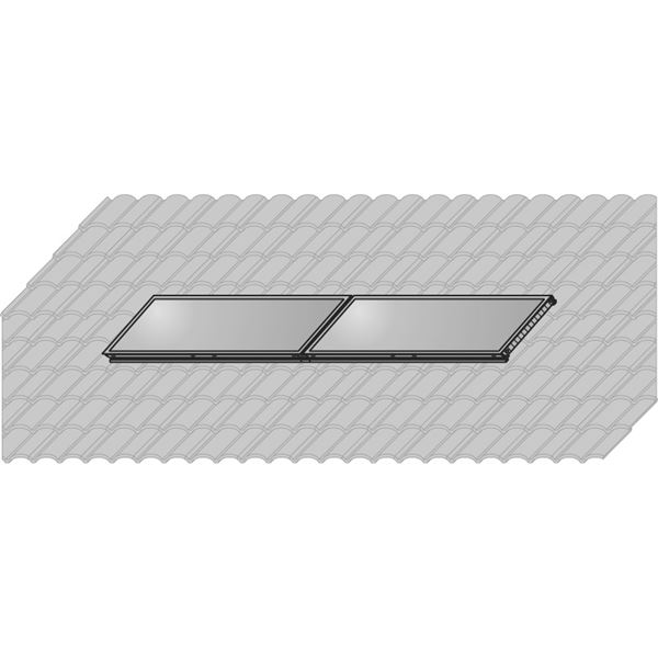 Mon. set  lišta 2 m+háky 2xF3 Alu(6ks)