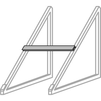 Lišta AluPlus na odľahčenie kolektorov TopSon F3-1/CFK-1