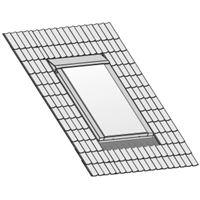 Sada pro montáž 1 kolektoru do střechy pro falcovku/bobrovku