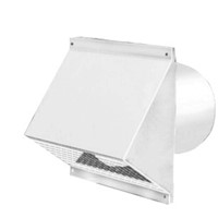 Nástěnný kryt CWL s hrdlem DN 160, bílý