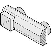 Dvojitá mřížka DN125, bílá