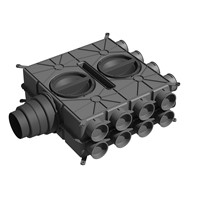 Rozdelovač DN125-180, s 16 hrdly