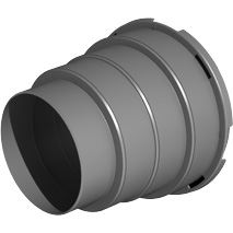 Přípojka DN125-180 na rozvaděč vzduchu DN 125-180