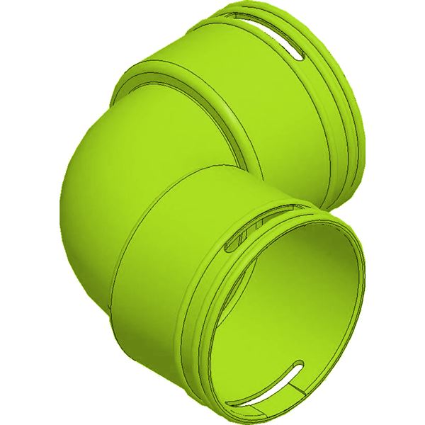 Koleno ISO 90° DN75