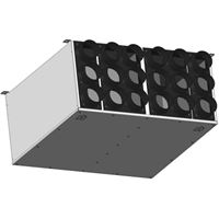 Rozvaděč vzduchu DN160: 2x9 hrdel 75/63 s 5 víčky
délka 600 mm