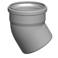 Koleno DN160 polyp. 30 ř