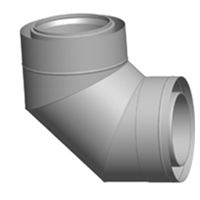 Koleno DN225/160 - 90ř