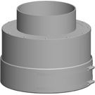 Vyústění komínu DN160/225