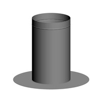 Hrdlo na pl. střechu DN 300