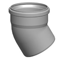 Koleno DN 250 polyprop. 30ř