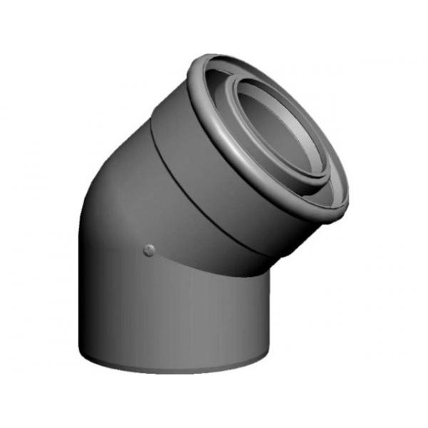 Koleno 80/125 45° (2ks)