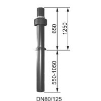 Přip.sadaDN80/125a60/100čer.hn