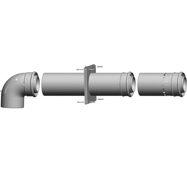 Připojovací sada DN80/125 komí