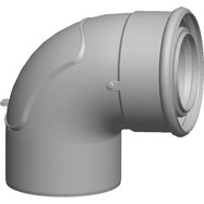 Revizní koleno 87° DN80/125