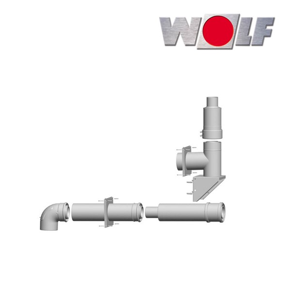 Připoj.sada DN 80/125