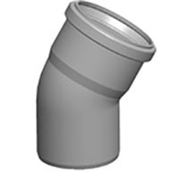 Koleno DN80 30ř, polypropylen