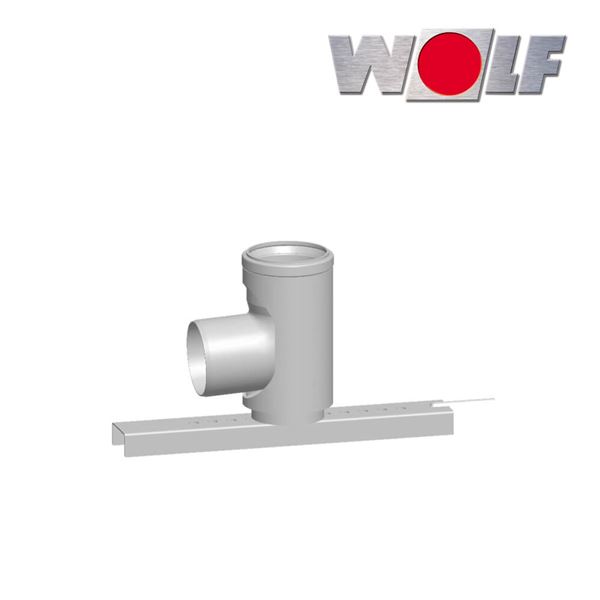 Opěrné koleno 87°DN 80 s podpěr.