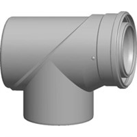 Koncentrický T kus spalin.a vzd.110/160- 87
