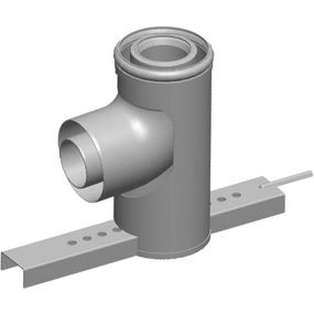 Opěrné koleno  87° DN 60/100