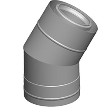 Koleno DN80/125 na fas.30 ř