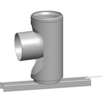 Opěrné koleno 87° DN60-80 s podpěr.