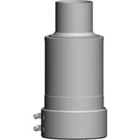 Vyústění komína na fasádu DN 80/125