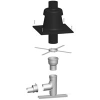 Zákl.souprava k připojení více kotlů DN 60/125