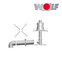 Sada  DN60/100 ved. spal. v šachě plast kryt DN60