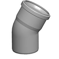 Koleno DN 60 z polyprop., 30°  