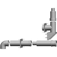 Připoj.sada DN 60/100