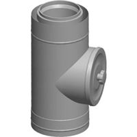 Trouba revizní na fasádu DN 60/100, délka 250 mm