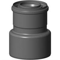 Redukce koncentrická DN80/125 na DN 60/100