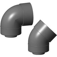 Koleno Quickflue DN 60/100 PP 45°