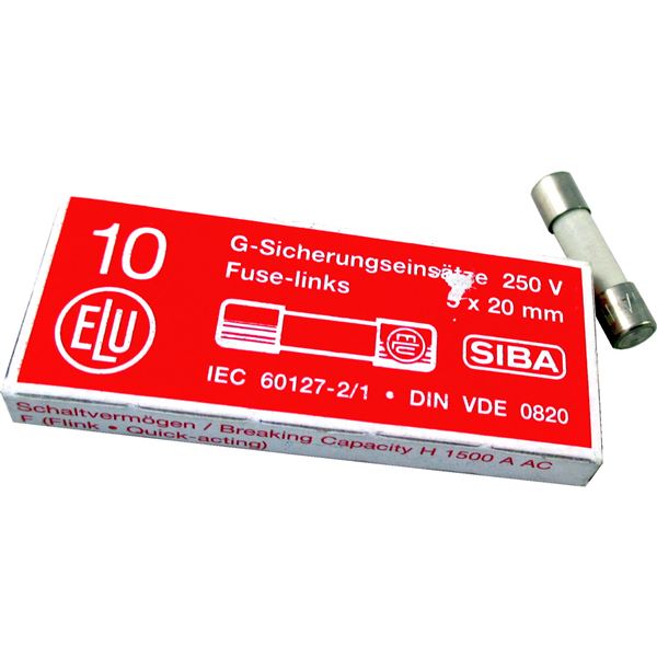 Rychlá pojistka 4 A 250 V 5x20 mm (10 kusů) (náhrada za obj. č. 2745700)