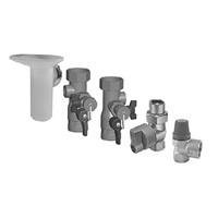 Připojovací sestava armatur pod omítku