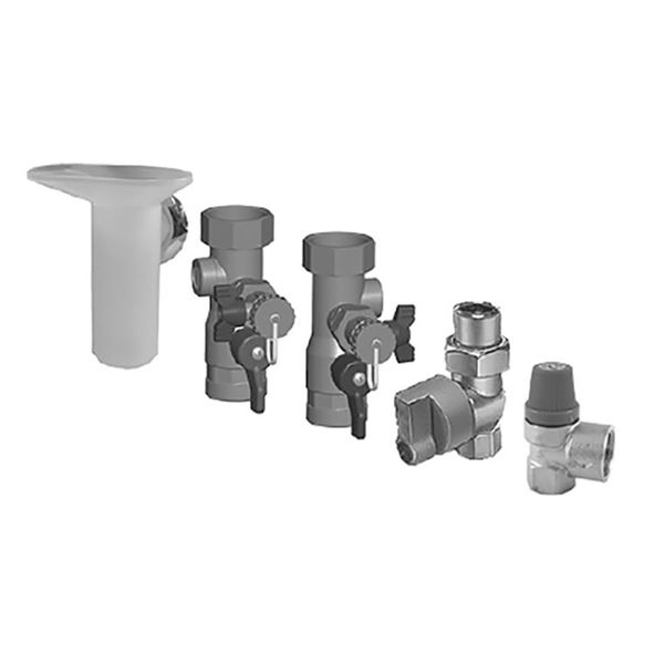 Připojovací sestava armatur pod omítku