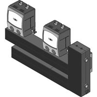 Sestava s hydr. vyrovnávačem pro CGB 75/100 s výstupem doprava