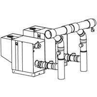 Souprava pro připojení 2 kotlů MGK