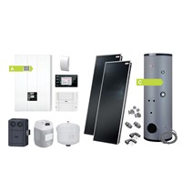 Sestava - kotel FGB-28kW, SEM-2-300,2x kolektor TopSon F3