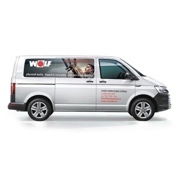 Reklamní polep automobilu