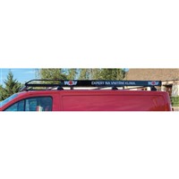 Střešní nosič s reklamními bočnicemi