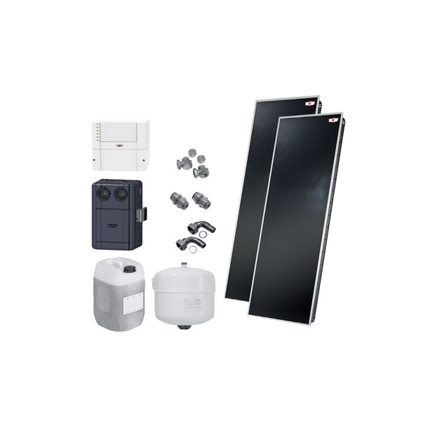 Solární sestava CFK pro ohřev vody bez solárního zásobníku